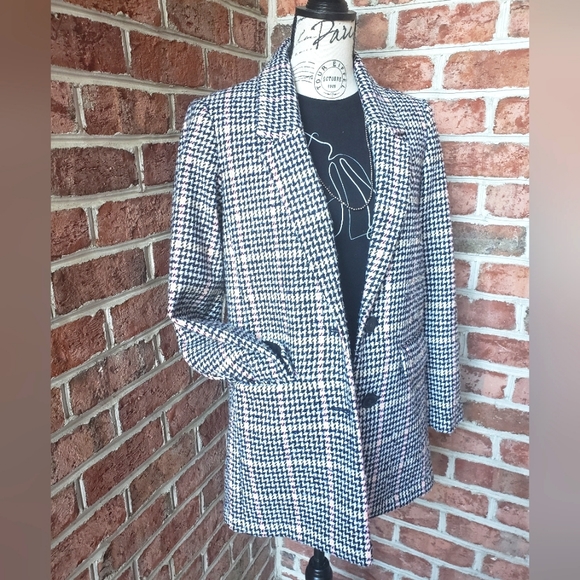 Multi-Color Houndstooth Blazer - Picture 2 of 7